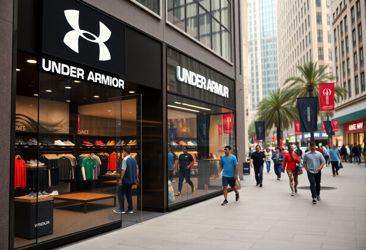 Under Armour e la sfida ai giganti. Come si sta posizionando sul mercato globale. 4 Under Armour e la sfida ai giganti. Come si sta posizionando sul mercato globale. 3